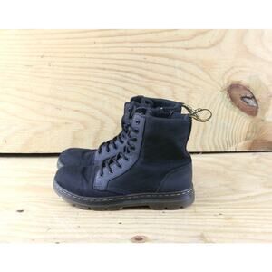 Doc Dr Martens Boots Womens 5 Combs J Black Combat Lace Up Air Wair Ankle Zip